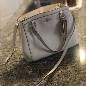 Cream Couch Purse. Crossbody and hand bag